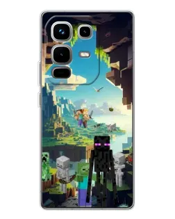 Чохол для Infinix Note 50 з картинкою «Ендермен у лісі» Чохол для Infinix Note 50 з картинкою «Ендермен у лісі»