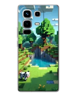 Чохол для Infinix Note 50 з картинкою «Minecraft літній день» Чохол для Infinix Note 50 з картинкою «Minecraft літній день»