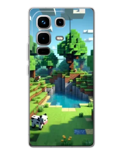 Чохол для Infinix Note 50 з картинкою «Minecraft літній день» Чохол для Infinix Note 50 з картинкою «Minecraft літній день»