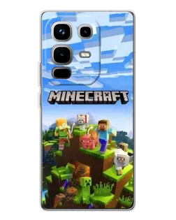 Чохол для Infinix Note 50 з картинкою «Minecraft класичний світ» Чохол для Infinix Note 50 з картинкою «Minecraft класичний світ»