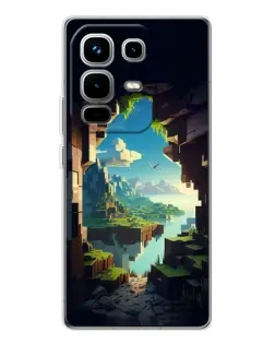 Чохол для Infinix Note 50 з картинкою «Вид з печери» Чохол для Infinix Note 50 з картинкою «Вид з печери»