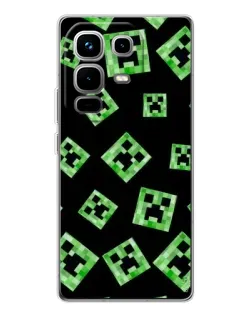 Чохол для Infinix Note 50 з картинкою «Паттерн з кріперами» Чохол для Infinix Note 50 з картинкою «Паттерн з кріперами»