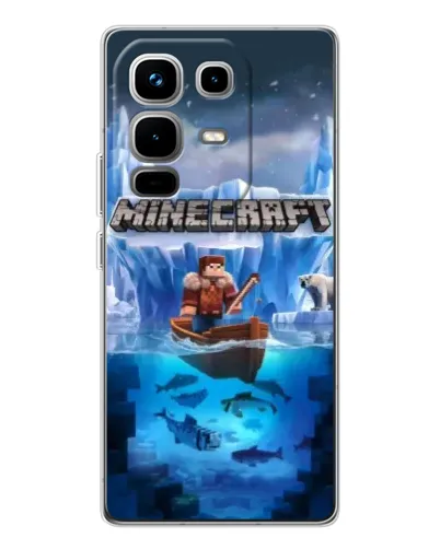 Чохол для Infinix Note 50 з картинкою «Minecraft льодянийсвіт» Чохол для Infinix Note 50 з картинкою «Minecraft льодянийсвіт»