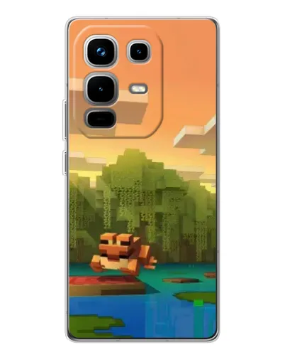 Чохол для Infinix Note 50 з картинкою «Майнкрафт захід сонця» Чохол для Infinix Note 50 з картинкою «Майнкрафт захід сонця»