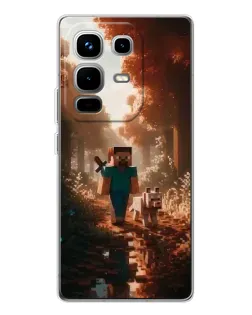 Чохол для Infinix Note 50 з картинкою «Стів у лісі» Чохол для Infinix Note 50 з картинкою «Стів у лісі»