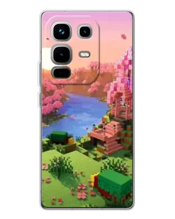 Чохол для Infinix Note 50 з картинкою «Рожеве дерево Minecraft» Чохол для Infinix Note 50 з картинкою «Рожеве дерево Minecraft»