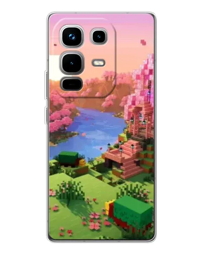 Чохол для Infinix Note 50 з картинкою «Рожеве дерево Minecraft» Чохол для Infinix Note 50 з картинкою «Рожеве дерево Minecraft»