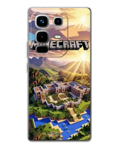 Чохол для Infinix Note 50 з картинкою «Minecraft панорама» Чохол для Infinix Note 50 з картинкою «Minecraft панорама»