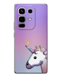 Чехол для Infinix Note 50 с картинкой «Единорог градиент»