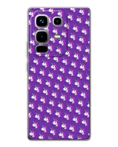 Чехол для Infinix Note 50 с картинкой «Единороги на фиолетовом» Чехол для Infinix Note 50 с картинкой «Единороги на фиолетовом»