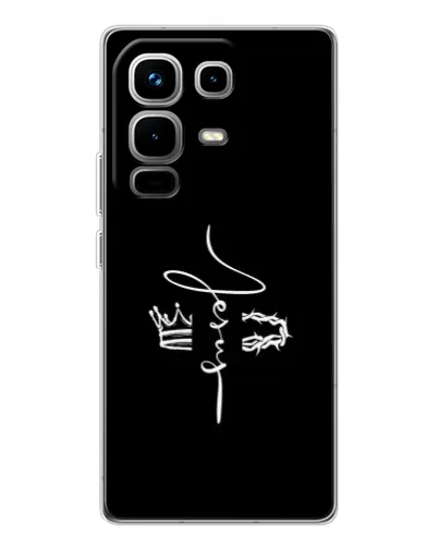 Чохол для Infinix Note 50 з картинкою «Король Слави Jesus» Чохол для Infinix Note 50 з картинкою «Король Слави Jesus»