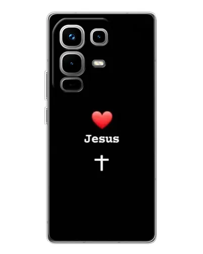 Чохол для Infinix Note 50 з картинкою «Серце - Jesus» Чохол для Infinix Note 50 з картинкою «Серце - Jesus»