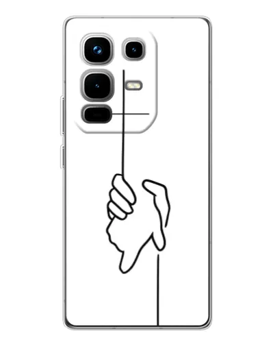 Чохол для Infinix Note 50 з картинкою «Рука тримає» Чохол для Infinix Note 50 з картинкою «Рука тримає»
