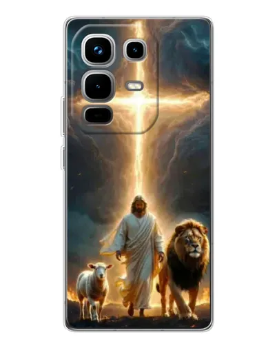Чохол для Infinix Note 50 з картинкою «Лев Юди та Світло» Чохол для Infinix Note 50 з картинкою «Лев Юди та Світло»
