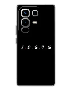 Чохол для Infinix Note 50 з картинкою «Крапки віри J.E.S.U.S.»