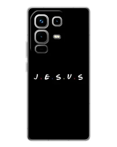 Чохол для Infinix Note 50 з картинкою «Крапки віри J.E.S.U.S.» Чохол для Infinix Note 50 з картинкою «Крапки віри J.E.S.U.S.»