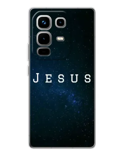 Чохол для Infinix Note 50 з картинкою «Зоряне небо Jesus» Чохол для Infinix Note 50 з картинкою «Зоряне небо Jesus»