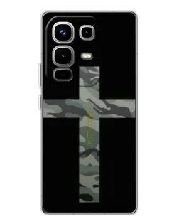 Чохол для Infinix Note 50 з картинкою «Мілітарі Хрест»