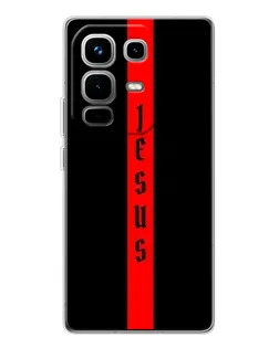 Чохол для Infinix Note 50 з картинкою «Червона лінія віри»