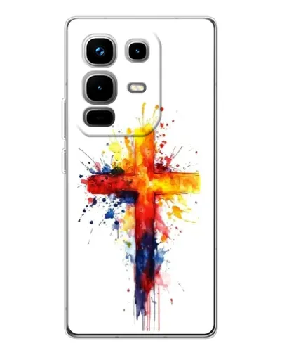Чохол для Infinix Note 50 з картинкою «Акварельний хрест» Чохол для Infinix Note 50 з картинкою «Акварельний хрест»