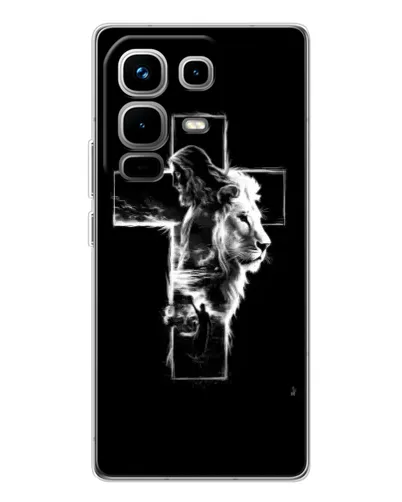Чехол для Infinix Note 50 с картинкой «Сияющий крест Jesus» Чехол для Infinix Note 50 с картинкой «Сияющий крест Jesus»