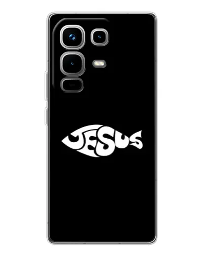 Чехол для Infinix Note 50 с картинкой «Рыба Jesus» Чехол для Infinix Note 50 с картинкой «Рыба Jesus»