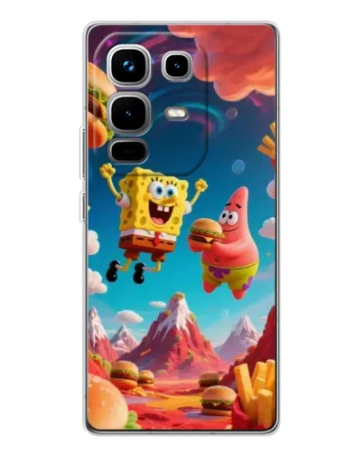 Чехол для Infinix Note 50 с картинкой «Космический фастфуд» Чехол для Infinix Note 50 с картинкой «Космический фастфуд»