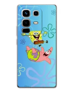 Чехол для Infinix Note 50 с картинкой «Спанч Боб и Патрик» Чехол для Infinix Note 50 с картинкой «Спанч Боб и Патрик»
