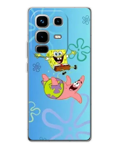 Чехол для Infinix Note 50 с картинкой «Спанч Боб и Патрик» Чехол для Infinix Note 50 с картинкой «Спанч Боб и Патрик»