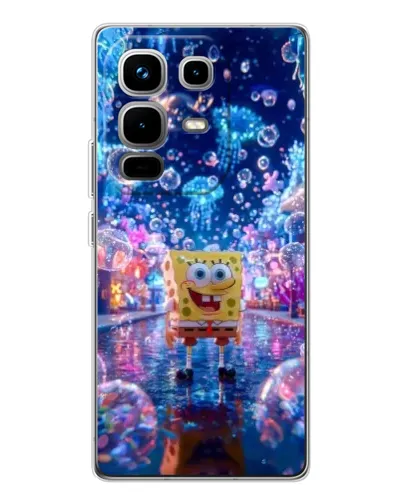 Чехол для Infinix Note 50 с картинкой «Неоновый океан» Чехол для Infinix Note 50 с картинкой «Неоновый океан»