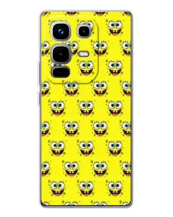 Чехол для Infinix Note 50 с картинкой «Паттерн Губка Боб» Чехол для Infinix Note 50 с картинкой «Паттерн Губка Боб»