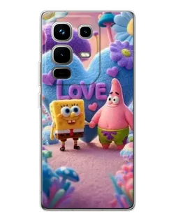 Чехол для Infinix Note 50 с картинкой «Губка Боб Патрик» Чехол для Infinix Note 50 с картинкой «Губка Боб Патрик»