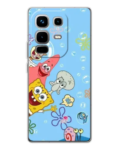 Чехол для Infinix Note 50 с картинкой «Веселые пузырьки» Чехол для Infinix Note 50 с картинкой «Веселые пузырьки»