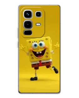 Чехол для Infinix Note 50 с картинкой «Позитивный Губка Боб» Чехол для Infinix Note 50 с картинкой «Позитивный Губка Боб»