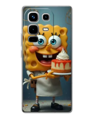 Чехол для Infinix Note 50 с картинкой «Повар Спанч Боб» Чехол для Infinix Note 50 с картинкой «Повар Спанч Боб»