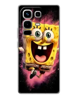 Чехол для Infinix Note 50 с картинкой «Взрывной Спанч Боб» Чехол для Infinix Note 50 с картинкой «Взрывной Спанч Боб»