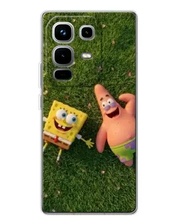 Чехол для Infinix Note 50 с картинкой «Друзья на лужайке» Чехол для Infinix Note 50 с картинкой «Друзья на лужайке»
