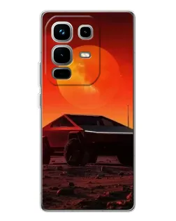 Чохол для Infinix Note 50 з картинкою «Cybertruck на Марсі»