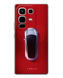 Чохол для Infinix Note 50 з картинкою «Tesla Top View»