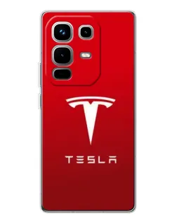 Чохол для Infinix Note 50 з картинкою «Tesla Red Classic»