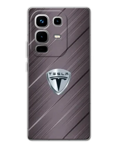 Чохол для Infinix Note 50 з картинкою «Металева текстура Tesla» Чохол для Infinix Note 50 з картинкою «Металева текстура Tesla»
