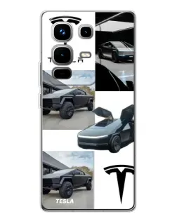 Чохол для Infinix Note 50 з картинкою «Колаж Cybertruck Tesla» Чохол для Infinix Note 50 з картинкою «Колаж Cybertruck Tesla»