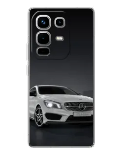 Чохол для Infinix Note 50 з картинкою «Mercedes AMG GT Silver»