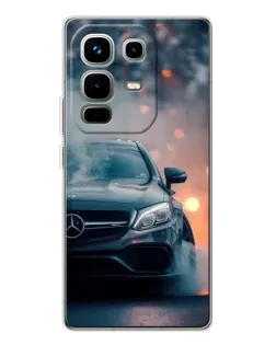 Чохол для Infinix Note 50 з картинкою «Mercedes — нічне місто»