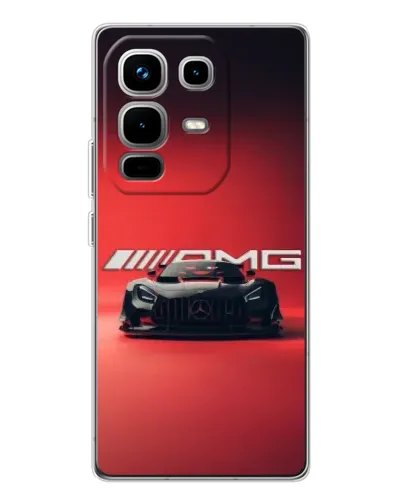 Чохол для Infinix Note 50 з картинкою «Mercedes AMG — червона лінія» Чохол для Infinix Note 50 з картинкою «Mercedes AMG — червона лінія»