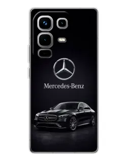 Чохол для Infinix Note 50 з картинкою «Mercedes — решітка радіатора»