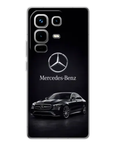 Чохол для Infinix Note 50 з картинкою «Mercedes — решітка радіатора» Чохол для Infinix Note 50 з картинкою «Mercedes — решітка радіатора»