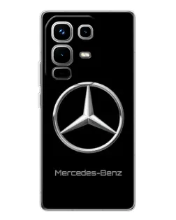 Чохол для Infinix Note 50 з картинкою «Mercedes Silver Logo»