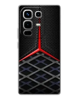 Чохол для Infinix Note 50 з картинкою «Mercedes Carbon Grid»