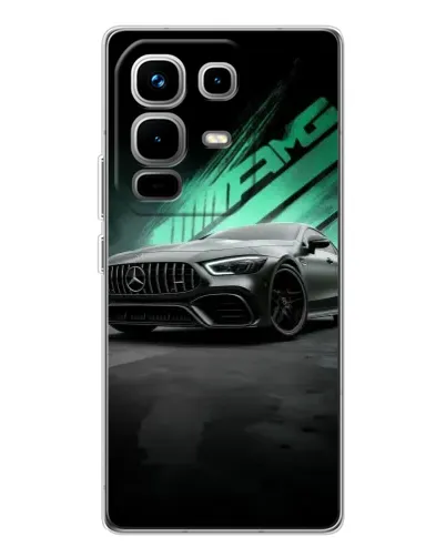 Чохол для Infinix Note 50 з картинкою «Темний Mercedes AMG» Чохол для Infinix Note 50 з картинкою «Темний Mercedes AMG»